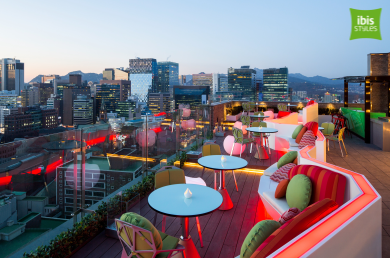 [ibis Styles Ambassador  Seoul Myeongdong] [Le Style] 2024 Rooftop Bar OPEN!