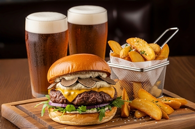 [노보텔 앰배서더 서울 강남] [ENTREE | LOBBY LOUNGE] Gourmet Truffle Hanwoo Burger