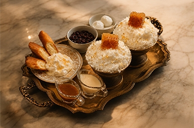 [ザ・アンバサダー ソウル プルマン ソウル・プルマン] THE LOUNGE & BAR - KAYMAK CREAM BINGSU